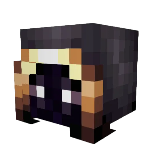 ZerosystemX Minecraft avatar head, 3D render