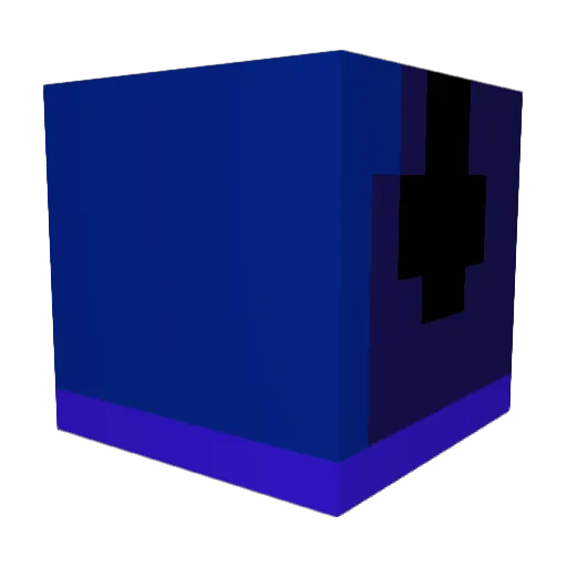 Zerov_ Minecraft avatar head, 3D render