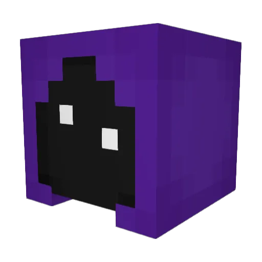 Zerpum Minecraft avatar head, 3D render