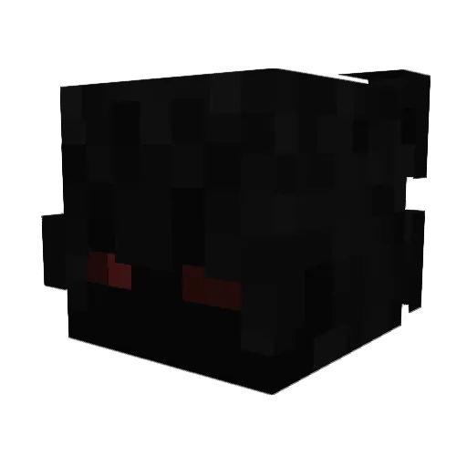 ZerqGG Minecraft avatar head, 3D render