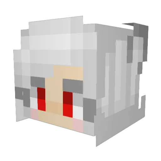 Zerrich Minecraft avatar head, 3D render