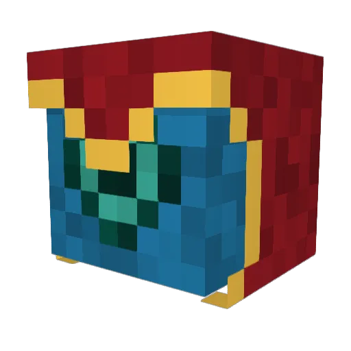 Zerthon Minecraft avatar head, 3D render