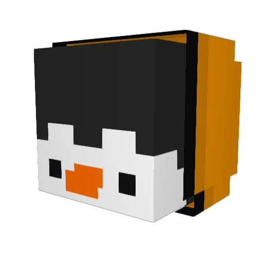 Zesko7 Minecraft avatar head, 3D render