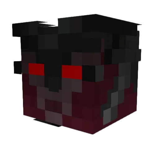 Zestor810 Minecraft avatar head, 3D render