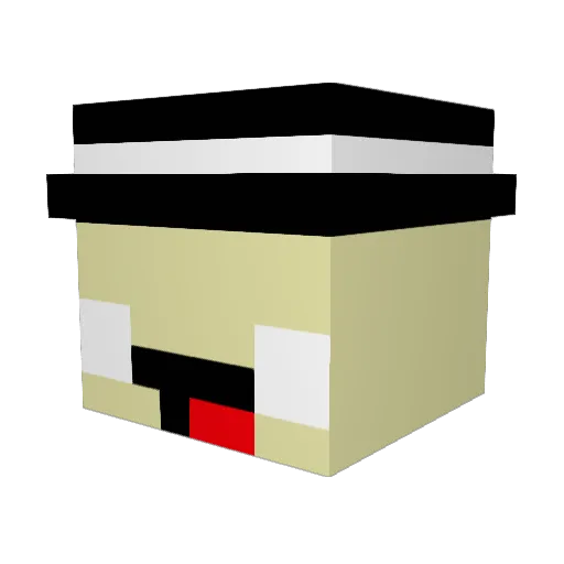 ZestyFlock78 Minecraft avatar head, 3D render