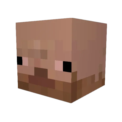 ZestyPotato2425 Minecraft avatar head, 3D render