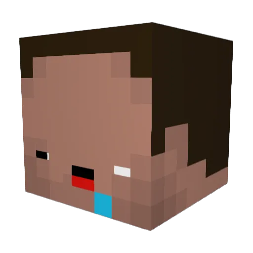ZestyTendencies Minecraft avatar head, 3D render