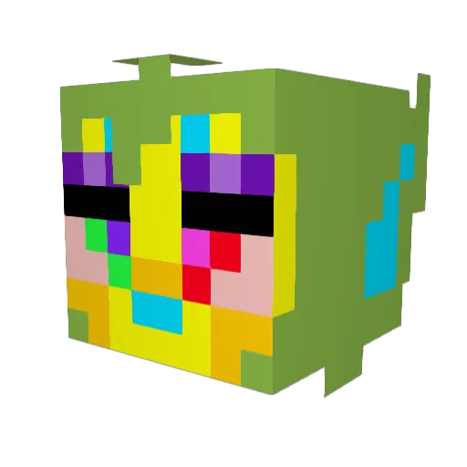 Zesty_X3 Minecraft avatar head, 3D render