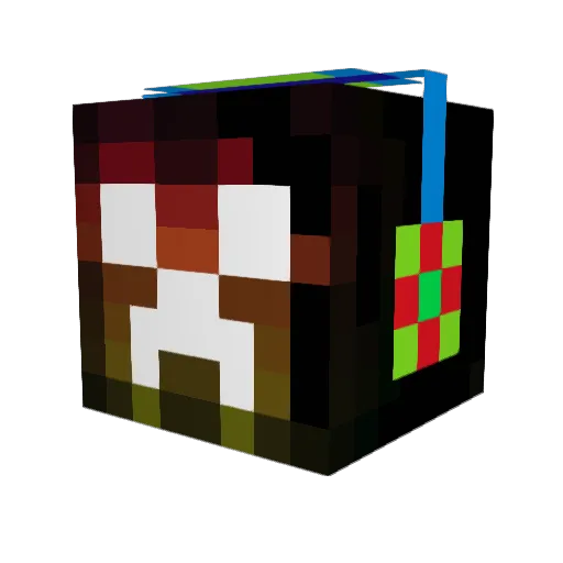 ZesyZex Minecraft avatar head, 3D render