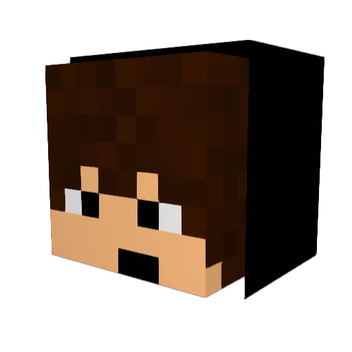 Zet1995 Minecraft avatar head, 3D render
