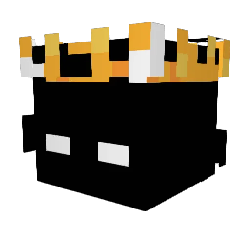 Zetali Minecraft avatar head, 3D render
