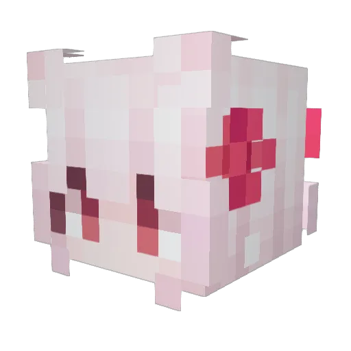 Zetior Minecraft avatar head, 3D render