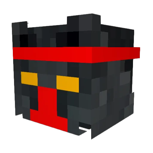 ZetnikPvP Minecraft avatar head, 3D render