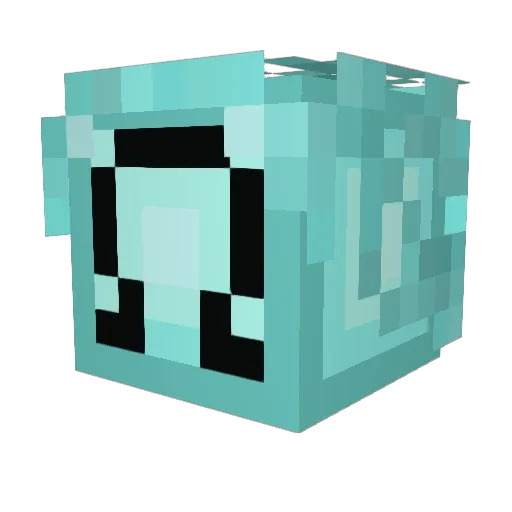 ZetrosRogue Minecraft avatar head, 3D render