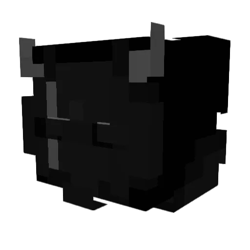 Zettaikxmi Minecraft avatar head, 3D render