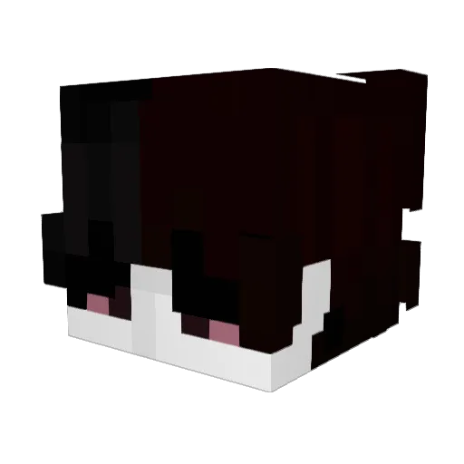Zety Minecraft avatar head, 3D render