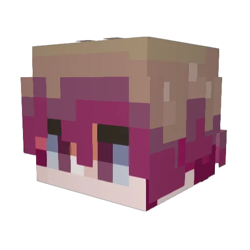 ZeuXs_0 Minecraft avatar head, 3D render