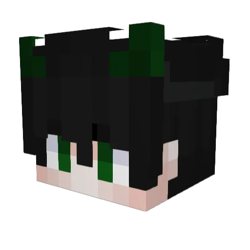 ZeusLaZ Minecraft avatar head, 3D render