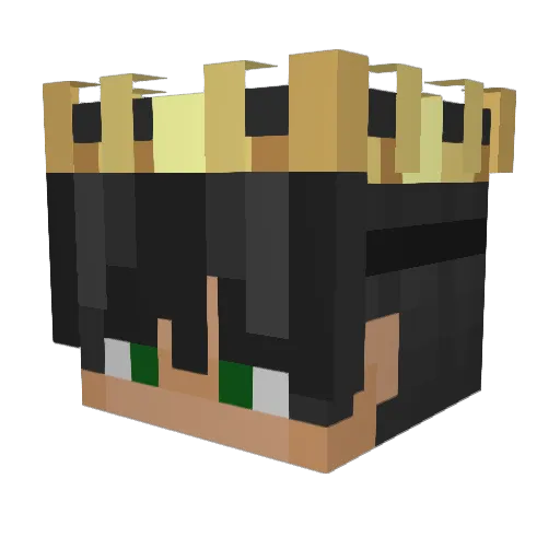 ZeusXOG Minecraft avatar head, 3D render