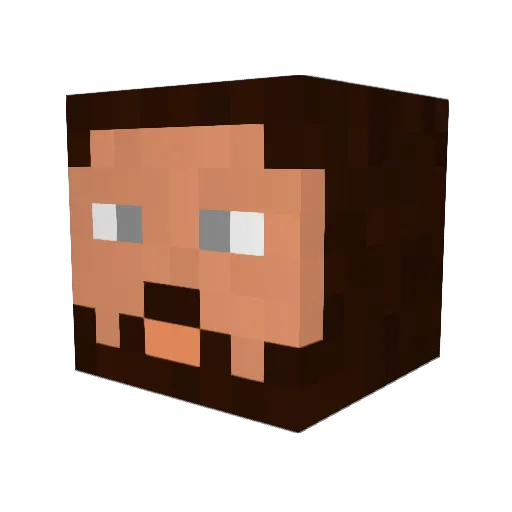 Zeus_K22 Minecraft avatar head, 3D render