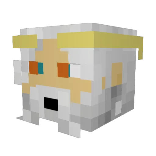 Zeus_R1 Minecraft avatar head, 3D render
