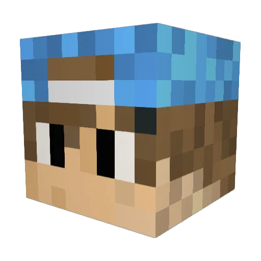Zeus_Rox Minecraft avatar head, 3D render