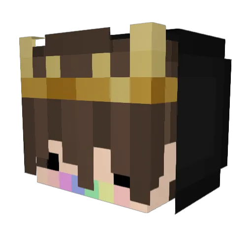 ZeusseinBiabauch Minecraft avatar head, 3D render