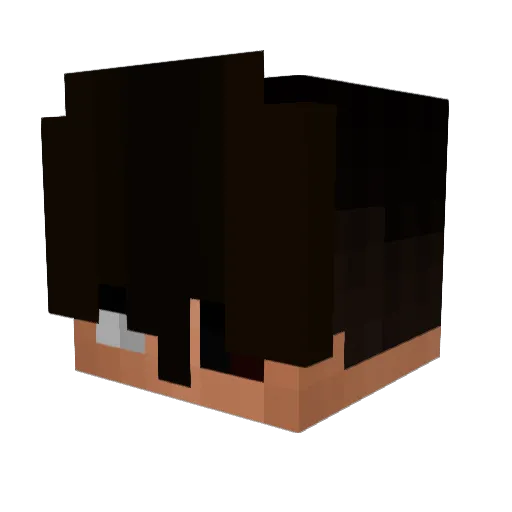 Zeustrino Minecraft avatar head, 3D render