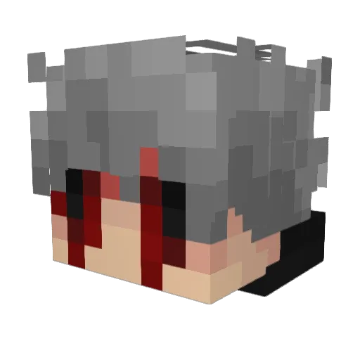 ZeuzD4rk Minecraft avatar head, 3D render