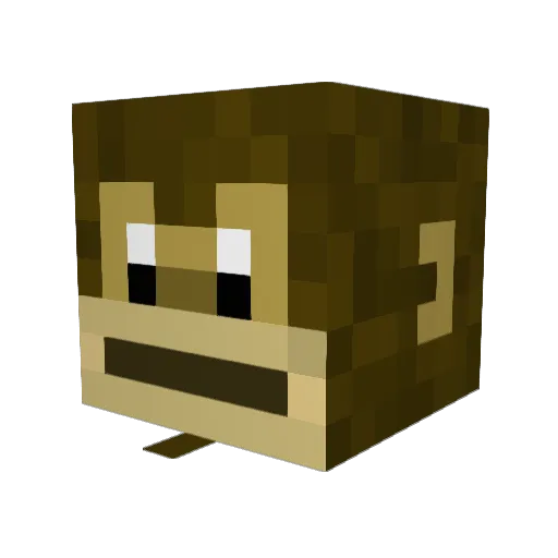 ZevilVII Minecraft avatar head, 3D render