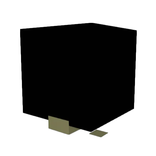 Zevv_ Minecraft avatar head, 3D render