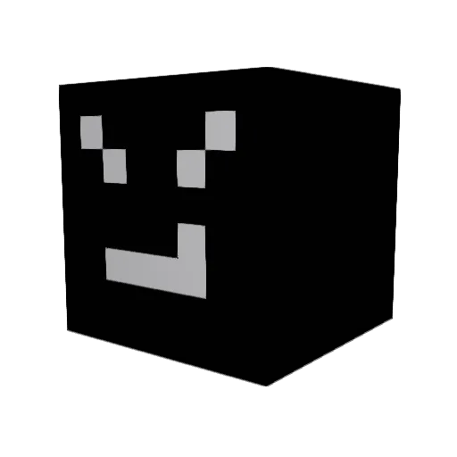 ZewZack Minecraft avatar head, 3D render