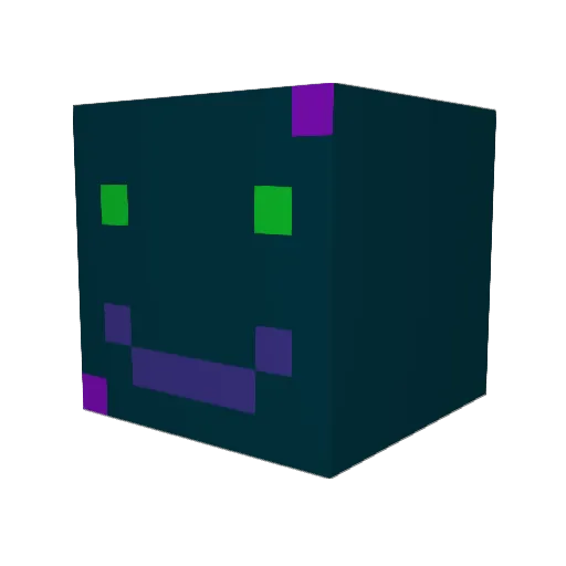 ZexibouMC Minecraft avatar head, 3D render