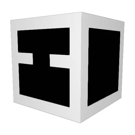 Zexity_x Minecraft avatar head, 3D render