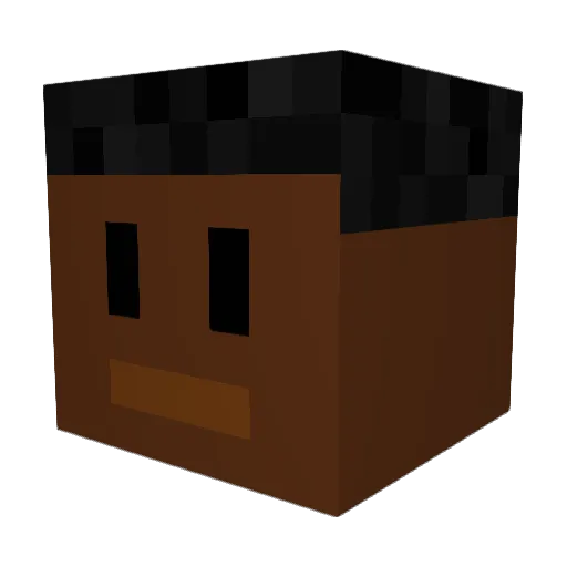 ZeydaYT Minecraft avatar head, 3D render