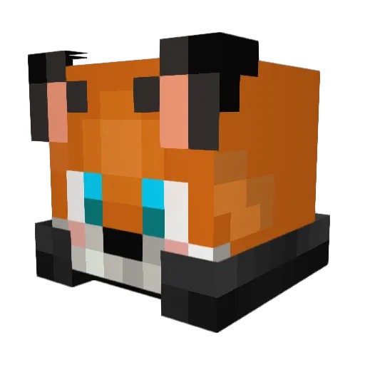 ZeykonPlayer Minecraft avatar head, 3D render