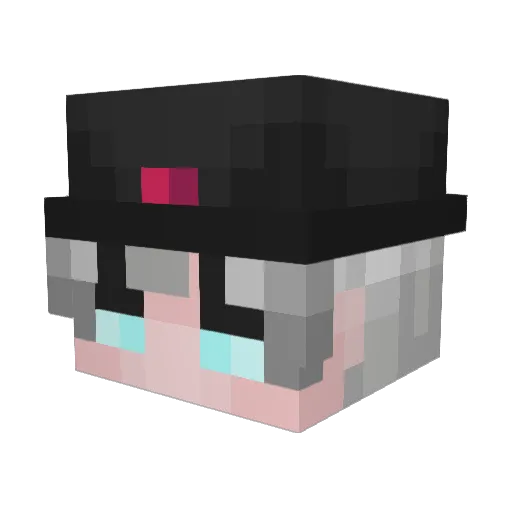 Zeylan Minecraft avatar head, 3D render