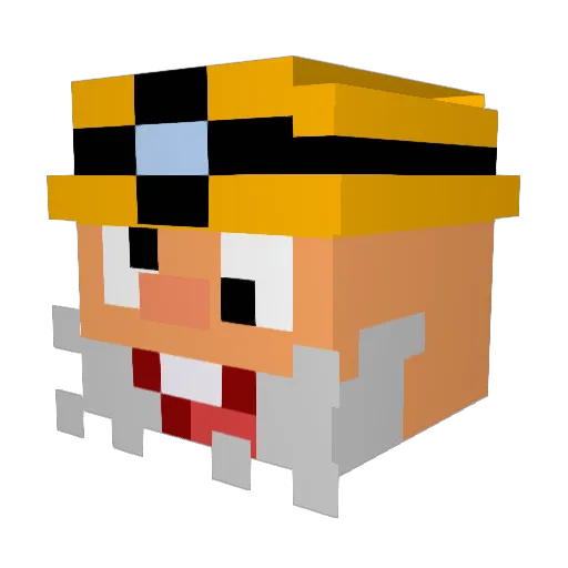 ZeynelBABA3841 Minecraft avatar head, 3D render