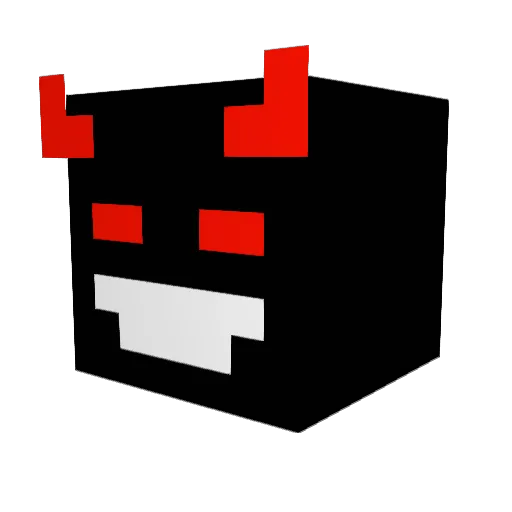 Zeyr0Xi Minecraft avatar head, 3D render