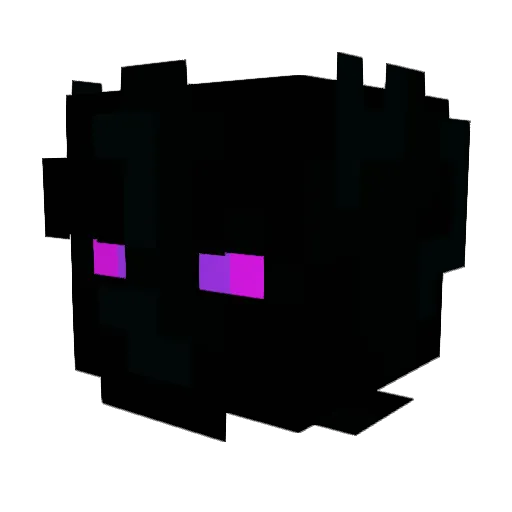 Zeyth Minecraft avatar head, 3D render
