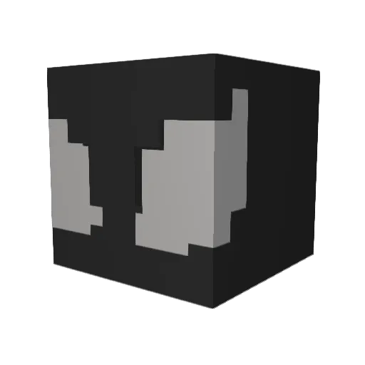 Zeze808s Minecraft avatar head, 3D render