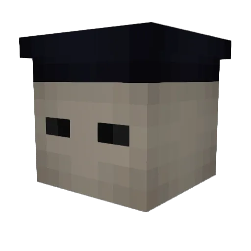 Zezengorri76 Minecraft avatar head, 3D render