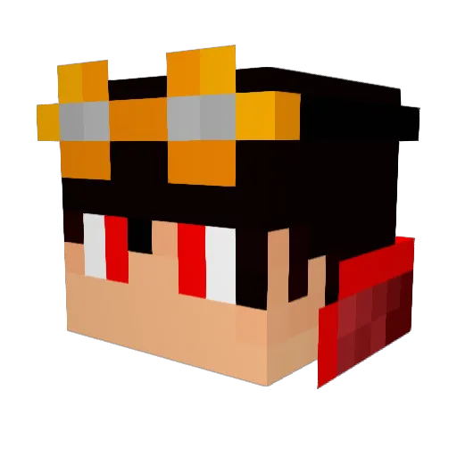 ZezimTr Minecraft avatar head, 3D render