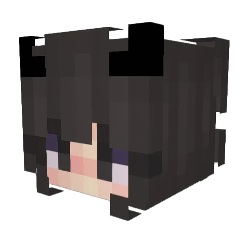 Zfni Minecraft avatar head, 3D render