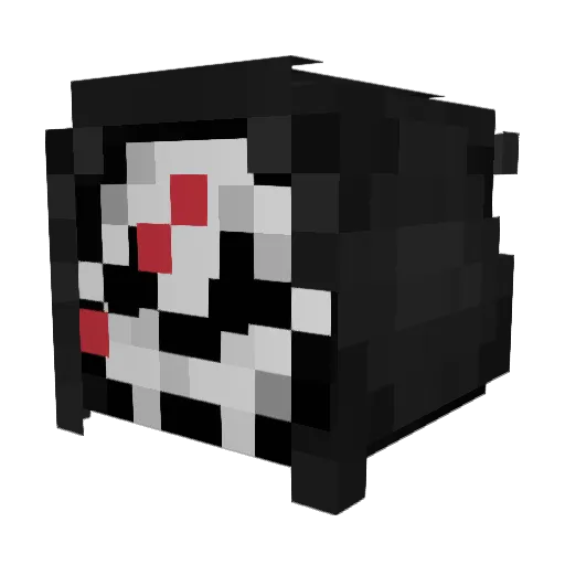 Zh4t4 Minecraft avatar head, 3D render