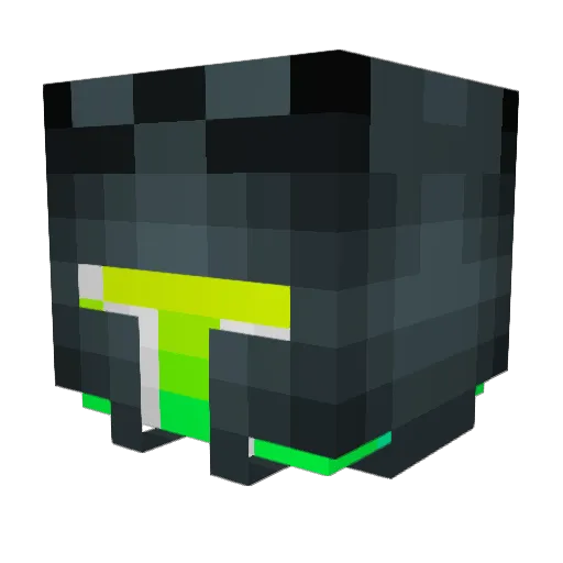 Zhade7 Minecraft avatar head, 3D render