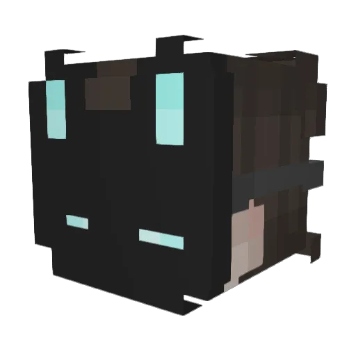Zhake_Tw Minecraft avatar head, 3D render