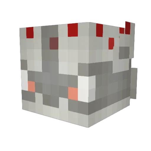 Zhalo__ Minecraft avatar head, 3D render
