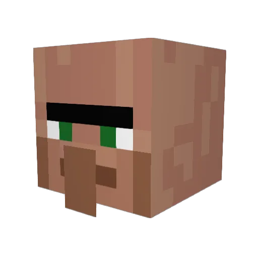 ZhangYouwei6 Minecraft avatar head, 3D render