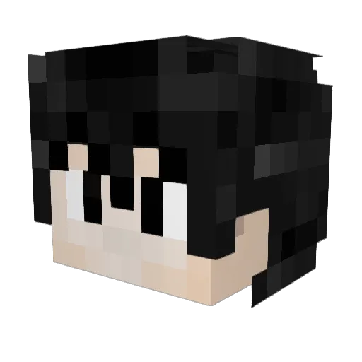 Zhang_X_Ran Minecraft avatar head, 3D render